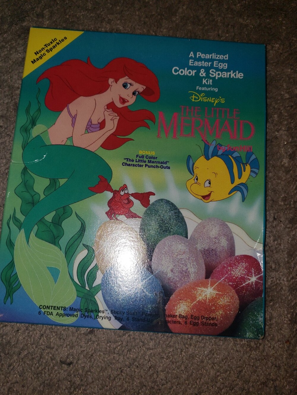 Bnib the Little Mermaid Easter Egg Color & Sparkle Kit